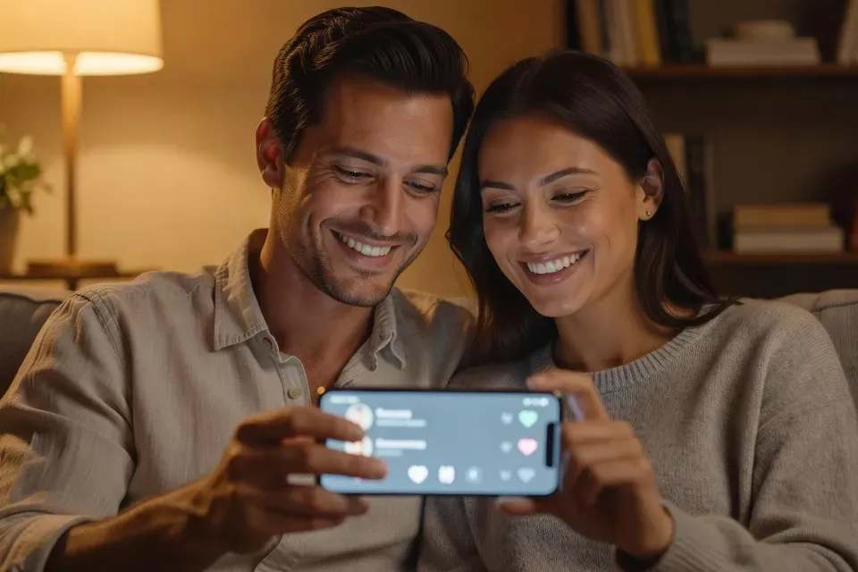 Interface utilisateur d'une application de rencontre cougar en 2026
