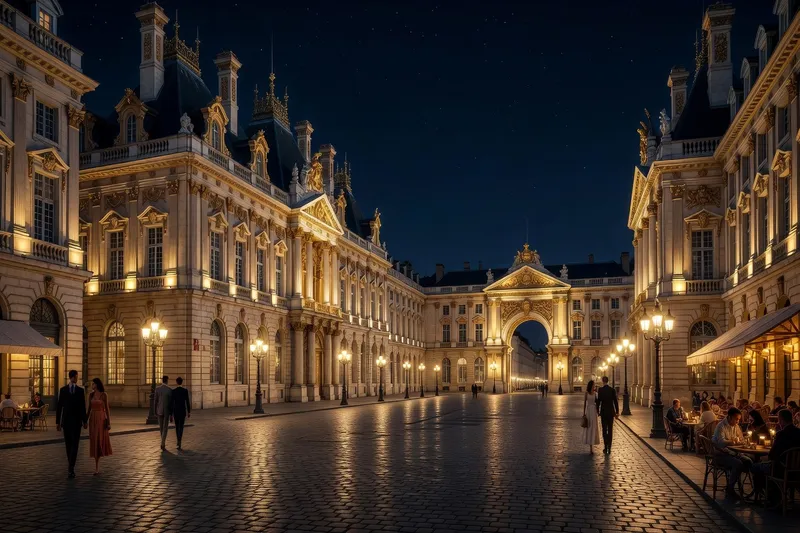 Vue de la place de la Comédie à Metz, un lieu propice aux rencontres cougar