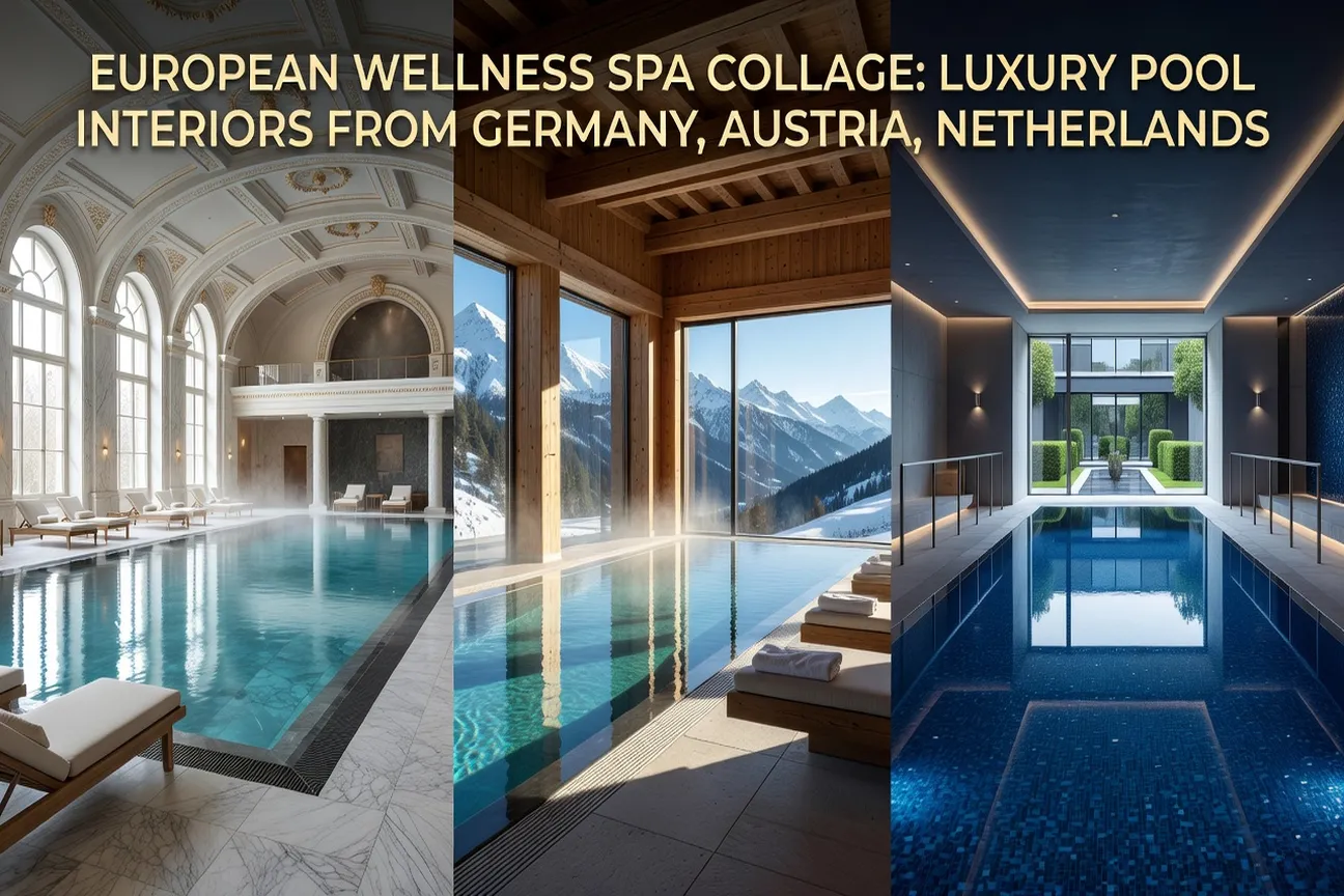 Spa et piscine d'un club FKK européen de luxe